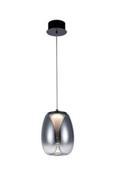 Azzardo Lampa Wisząca Pamela 20 black chrome/smoky AZ5824