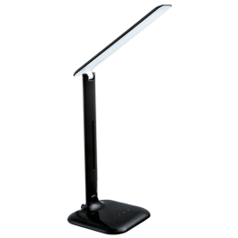 Czarno-biała lampka biurkowa LED CAUPO 93966