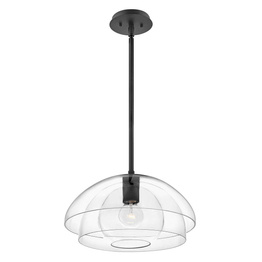 Elstead Lighting Lampa wisząca Lotus QN-LOTUS-P-BLK