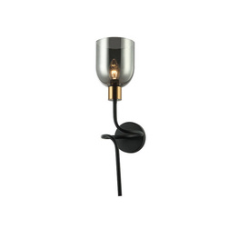 Italux Lampa ścienna Servio WL-66892-1A-BK-SG