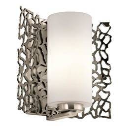 Kinkiet Elstead Lighting Silver Coral KL/SILCORAL1