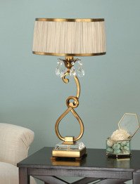 Lampa Nocna Oksana Interiors 63523 Antyczny mosiądz