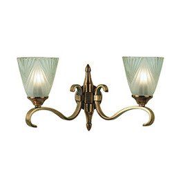 Lampa Ścienna Columbia brass 63451 antyczny mosiądz