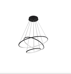 Lampa Sufitowa Milagro Orion Black 509