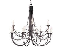 Lampa Wisząca Elstead Carisbrooke 12 black