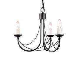 Lampa Wisząca Elstead Carisbrooke 3 black