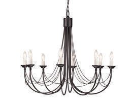 Lampa Wisząca Elstead Carisbrooke 8 black