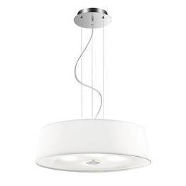 Lampa Wisząca IDEAL LUX HILTON SP4 Round Bianco