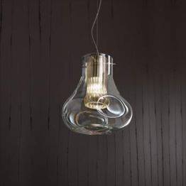 Lampa Wisząca Lampade Italiane CHEF W1 bursztynowa