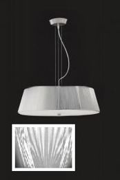 Lampa Wisząca Leucos LILITH S 40 srebrna 41 cm