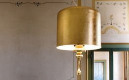 Lampa Wisząca MASIERO Eva S3 +1 złota