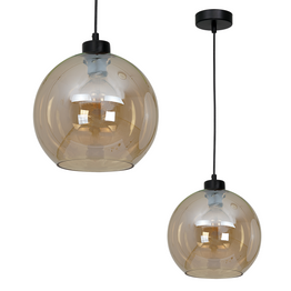 Lampa Wisząca Milagro Sofia MLP6578 Amber