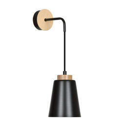 Lampa ścienna BOLERO K1 BLACK czarny (442/K1) - Emibig