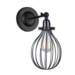 Lampa ścienna Italux Lesto MBM-2676/1 BK