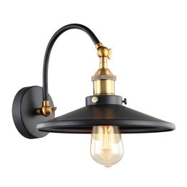 Lampa ścienna Italux Verda MBM-3458/1 BK+GD