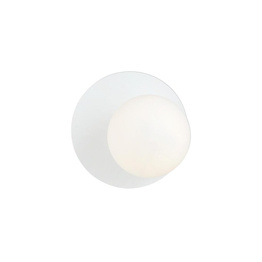 Lampa ścienna OSLO K1 WHITE/OPAL biały (1189/K1) - Emibig