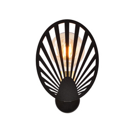 Lampa ścienna PLAYA K1 BLACK czarny (1146/K1) - Emibig