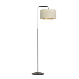 Lampa stojąca HILDE LP1 BL WHITE czarny (1052/LP1) - Emibig