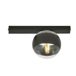 Lampa sufitowa FIT 1 BLACK/STRIPE czarny (1123/1) - Emibig