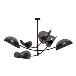 Lampa sufitowa GLADIO 6 BLACK czarny (1170/6) - Emibig