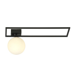 Lampa sufitowa IMAGO 1B BLACK/OPAL czarny (1130/1B) - Emibig