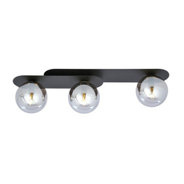 Lampa sufitowa PLAZA 3 BLACK/GRAFIT czarny (1119/3) - Emibig