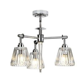 Lampa wisząca Elstead Lighting Agatha BATH/AGATHA3P PC