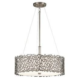 Lampa wisząca Elstead Lighting Silver Coral KL/SILCORAL/P/A