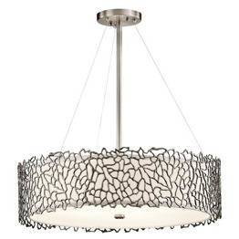 Lampa wisząca Elstead Lighting Silver Coral KL/SILCORAL/P/B