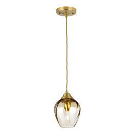 Lampa wisząca Elstead Lighting TIBER-P-AMBER Tiber