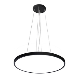 Lampa wisząca Italux Calvi PND-35263-480R-36W-BL Czarna