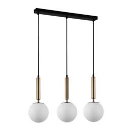 Lampa wisząca Italux Ravena PND-2324-3L GD+OPA