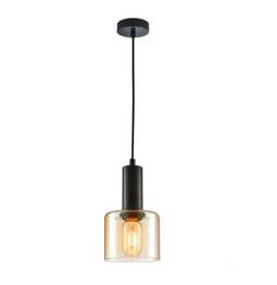 Lampa wisząca Italux Santia PND-65342-1-BK+AMB