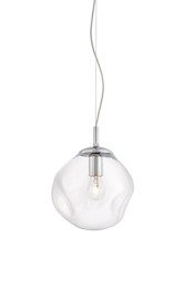 Lampa wisząca Loftowa Kaspa Avia S 10411109 transparentny/chrom