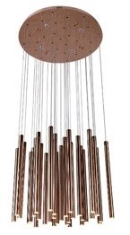 Lampa wisząca MaxLight Organic Copper P0174D z funkcją ściemniania światła