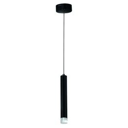 Lampa wisząca Milagro Carbon 182 LED CZARNA sopel