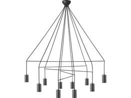 Lampa wisząca Nowodvorski Imbria Black 9680