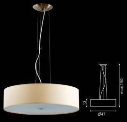 Lampa wisząca Ramko Tonga biała