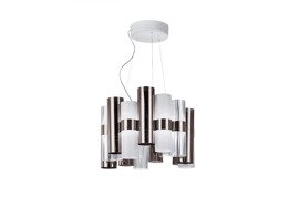 Lampa wisząca Slamp La Lollo M Pewter/White