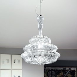 Lampa wisząca Vistosi Novecento SP M CR/RI