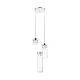 Lampa wisząca Zuma Line Gem 3 chrom