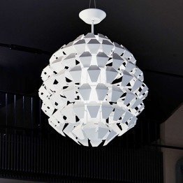 Lampa wisząca biała Panzeri Agave 71 cm