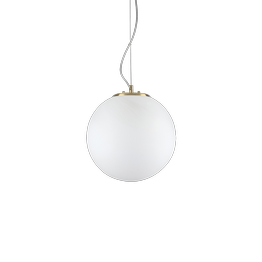 Lampa wisząca biała kula Ideal Lux Grape SP1 Small