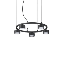 Lampa wisząca minimalistyczna czarna Ideal Lux Minor Round SP5