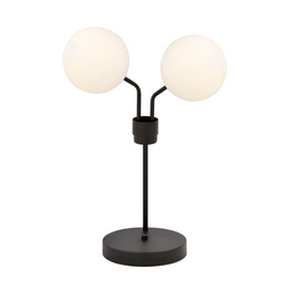 Lampka nocna NOVA LN2 BLACK/OPAL  czarny (1138/LN2) - Emibig