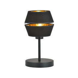 Lampka nocna  PIANO LN BLACK/GOLD  czarny (1183/LN) - Emibig