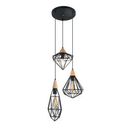 Maelle MDM-2591/3 BK Italux Lampa Wisząca