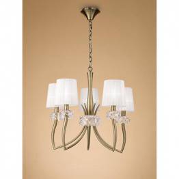 Mantra LOEWE ANTIQUE BRASS 4731 lampa wisząca