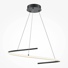 Maytoni Lampa wisząca Curve MOD242PL-L33BK