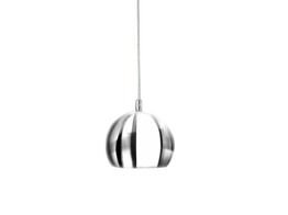 NOA AZ1045 chrome/ white AZzardo Lampa Wisząca